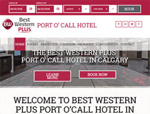 Tablet Screenshot of bwportocallhotel.com